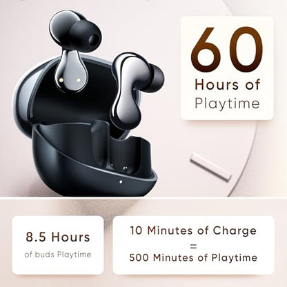 Mivi SuperPods Immersio[Flagship Launch] | Dolby Audio, 3D Soundstage, 60H Battery, AI-ENC Mic, BT 5.4 | Ear Buds Wireless with Deep Bass, Fast Charging, in-Ear Bluetooth Earbuds|B0DCFTKL92