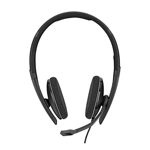 Sennheiser Pc 3.2 Chat-Lightweight Stereo Headset with Adjustable Noise-Cancelling Microphone-for Internet Telephony and E-Learners-Pc Connectivity- Great for Gaming, Work, & Study, Black-in Ear|B07VS3SK3K