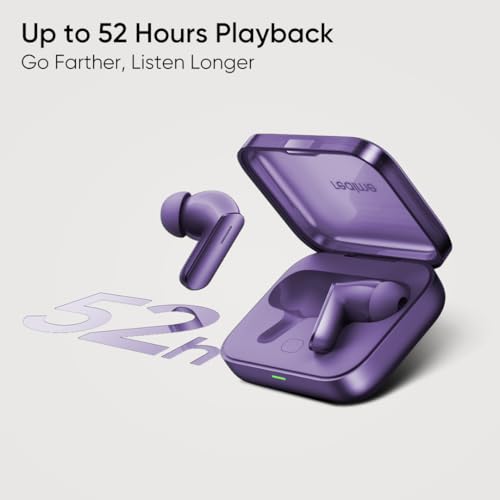realme Earbuds Air 7 True Wireless,12.4mm Dynamic Bass Drivers,52Hrs Playtime,52dB Hybrid ANC,6 Mic ENC,45ms Low Latency,360° Spatial Audio,Hi-Res LHDC,IP55 Dust & Water Resistant,BT v5.4(SlateGrey)|B0F5GV3Y87