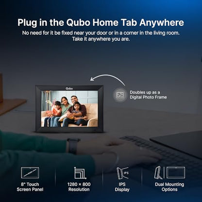Qubo Instaview New Age Video Doorphone from Hero Group | 3MP Video Doorbell Pro 2K + Wireless Home Tab 1296p Resolution | Instant Phone & Tab Visitor Video Call | 2-Way Talk | Chime|B0D1C285WF