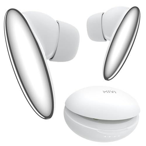Mivi DuoPods Vibe Earbuds [New Launch], 60 Hours Playtime, AI-ENC for HD Calls, 13mm Drivers, IPX 4.0, BT v5.3, Made in India True Wireless Bluetooth Ear Buds|B0G2GKPK48
