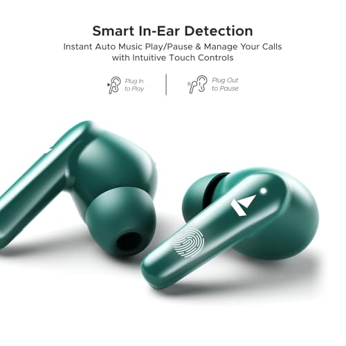 boAt Airdopes 131 Elite ANC, 32dB Active Noise Cancellation, 60HRS Battery, Ambient Mode, 4Mics ENx, Fast Charge, IPX5, v5.3 Bluetooth Earbuds, TWS Ear Buds Wireless Earphones with mic (Active Black)|B0DVZDYJQ1