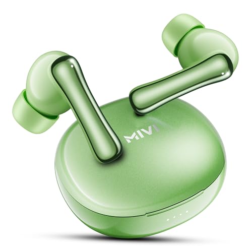 Mivi DuoPods i7 in Ear Ear Buds Wireless -The 3rd Dimension of Sound with 3D Soundstage, High Fidelity Drivers, Advanced Audio Codec for Lossless Audio Earbuds, Made in India|B0DJ2Y9BP7