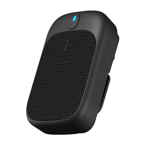 Portronics Talk Four 2W Wearable Bluetooth Speaker with Mic, Magnetic/Spring Clip-On, Upto 10Hours Playtime, IPX5 Water/Dust Resistant, Bluetooth 5.3v, Big Buttons, Portable Speaker with Microphone - Nalanda Enterprises