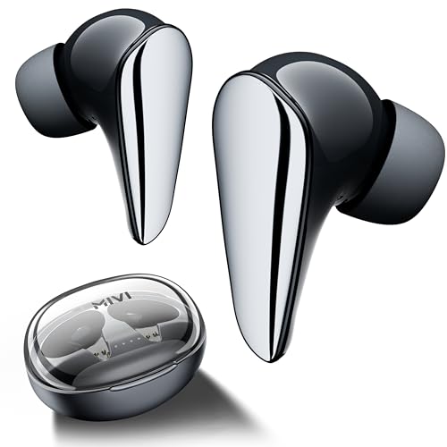 Mivi DuoPods i7 in Ear Ear Buds Wireless -The 3rd Dimension of Sound with 3D Soundstage, High Fidelity Drivers, Advanced Audio Codec for Lossless Audio Earbuds, Made in India|B0DJ2Y9BP7