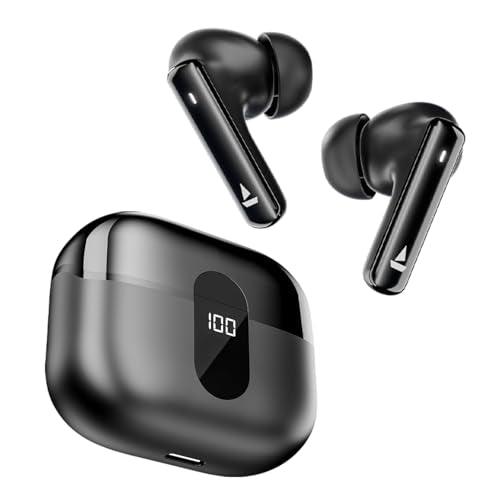 boAt Airdopes 121 Pro Plus Truly Wireless in Ear Ear Buds w/ 100 HRS Playtime, 4 Mics w/ENx™, 50ms Low-Latency Beast™ Mode, ASAP™ Charge, IWP™ Tech, BT v5.3 & IPX5 Earbuds TWS (Black) - Nalanda Enterprises