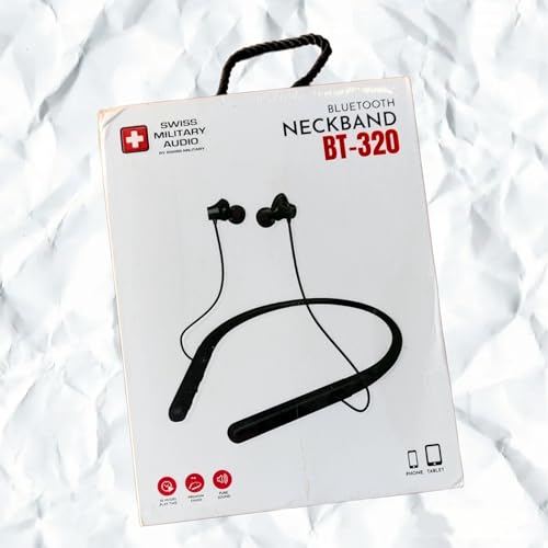 Swiss Military Wireless Neckband SM-BT320|B0CQ4MCT3Y