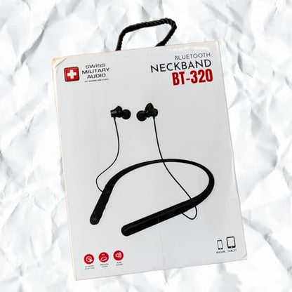 Swiss Military Wireless Neckband SM-BT320|B0CQ4MCT3Y
