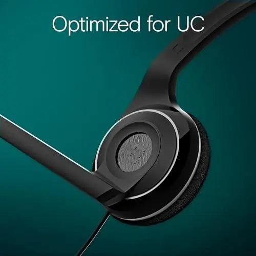 Sennheiser Epos Pc 8 Over-Ear Usb,Wired Voip Headphone With Mic(Black) - Nalanda Enterprises