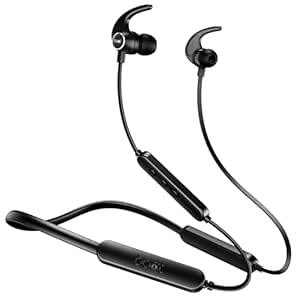 boAt Rockerz 255 Pro+ Bluetooth in Ear Neckband with Upto 60 Hours Playback, ASAP Charge, IPX7, Dual Pairing and Bluetooth v5.2(Active Black) - Nalanda Enterprises