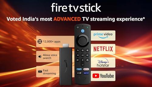 Amazon Fire TV Stick with Alexa Voice Remote (includes TV and app controls) | HD streaming device - Nalanda Enterprises