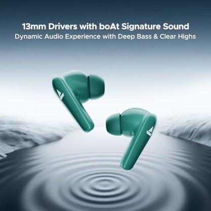 boAt Airdopes 131 Elite ANC, 32dB Active Noise Cancellation, 60HRS Battery, Ambient Mode, 4Mics ENx, Fast Charge, IPX5, v5.3 Bluetooth Earbuds, TWS Ear Buds Wireless Earphones with mic (Active Black)|B0DVZDYJQ1