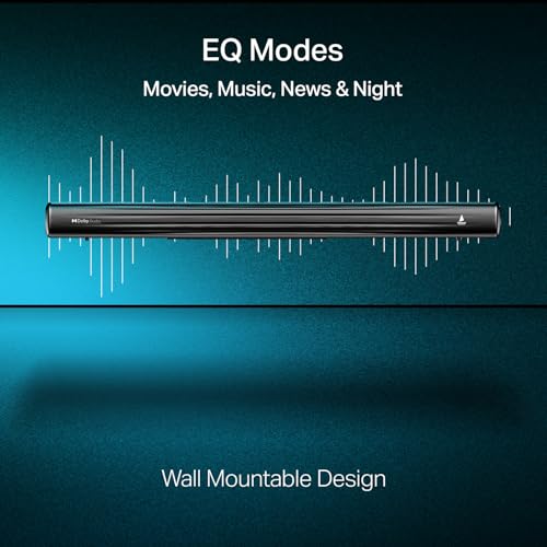 Boat 2025 Launch Aavante Prime 5.1 7050D, Dolby Audio, 700W Signature Sound, 5.1CH with Wireless Subwoofer & Wireless Satellites, Bluetooth Sound bar, Home Theatre Soundbar Speaker (Premium Black)|B0FLYD83H7