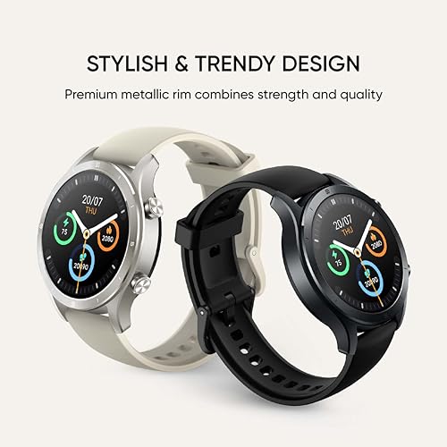 realme Smart Watch R100 (Black) | 1.32" HD Color Display | Bluetooth Calling & Sync Contacts | 100+ Watch Faces & Activity Tracking | Long Battery Life | Sleep & SpO2 Tracking | Slim Design | GPS|B0FS825XD9
