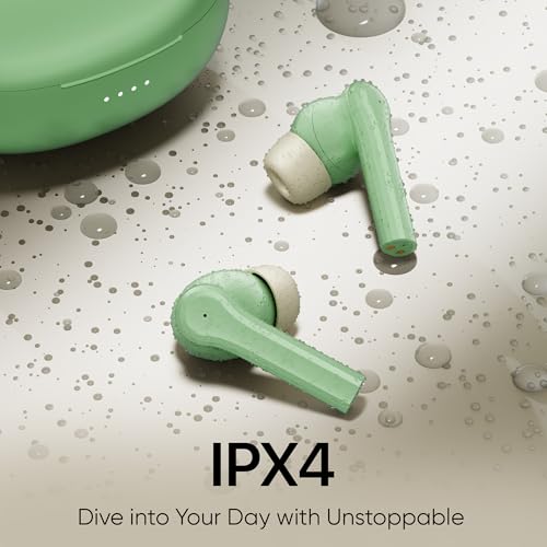 Mivi DuoPods C2 TWS [New Launch], 50 Hrs Playtime, HD Call Clarity with AI-ENC, 13mm Bass Drivers, Low Latency, BT v5.3, Type C Charging, Made in India Earbuds|B0F2FRNSC3
