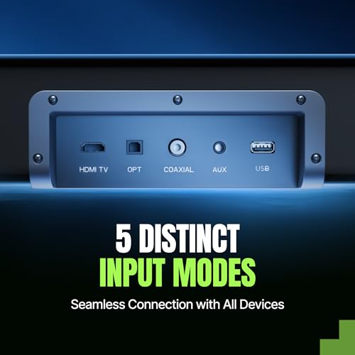 Mivi Superbars Cinematic 900W Premium Dolby Home Theatre System [Newly Launch] with Dual Subwoofers soundbar, 5.2 Channel, EQ & Input Modes, BT v5.3, Sound bar|B0F2GQ8YVL