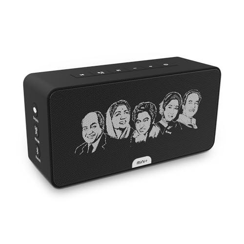 Carvaan Saregama Mini+ (Plus) Portable Music Player With 1000 Preloaded Songs, 10 Watt Speaker, Handsfree Calling, Bluetooth/Fm/Am/Aux (Moonlight Black) - Nalanda Enterprises