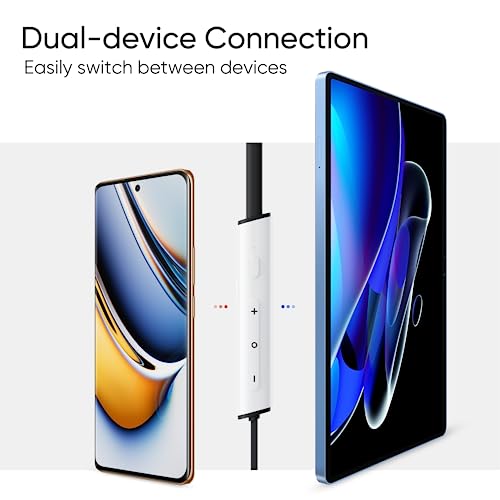 realme Buds Wireless 3 in Ear Bluetooth Headphones,30dB ANC, Spatial Audio,13.6mm Dynamic Bass Driver,Upto 40 Hours Playback, Fast Charging, 45ms Low Latency for Gaming,Dual Device Connection (Black)|B0C8VJ1GQQ