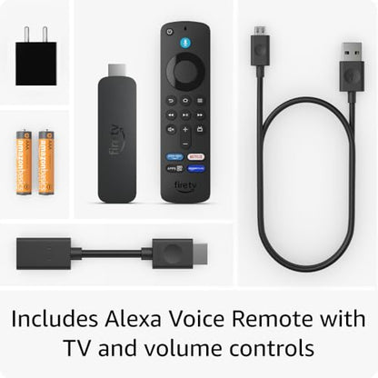 Amazon Fire TV Stick 4K, Alexa Voice Search, Cinematic 4K streaming with HDR10+, Wi-Fi 6, Dolby Vision/Atmos|B0CJLMSPXH