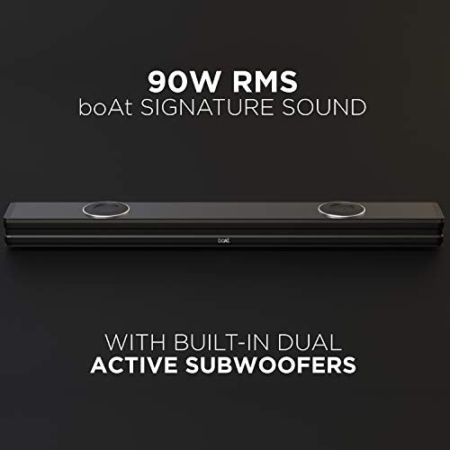 Boat 2025 Launch Aavante Prime 5.1 7050D, Dolby Audio, 700W Signature Sound, 5.1CH with Wireless Subwoofer & Wireless Satellites, Bluetooth Sound bar, Home Theatre Soundbar Speaker (Premium Black)|B0FLYD83H7