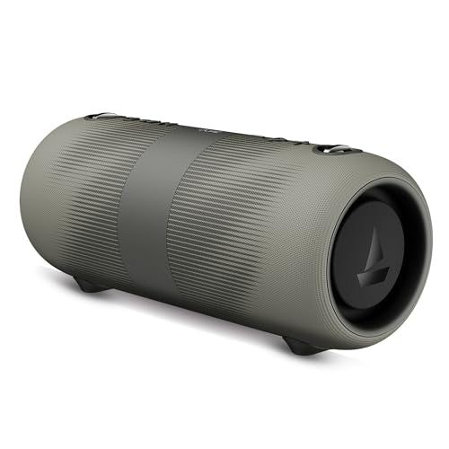 Boat 2025 Launch Stone 1200 Pro, 60W Boat Signature Sound, 76.2mm Drivers, TWS,7.5H Battery, Built-in Mic, Carry Strap,IPX6, Bluetooth Speaker, Wireless Speaker, Portable Speaker (Twilight Black)|B0FLYDHYY4