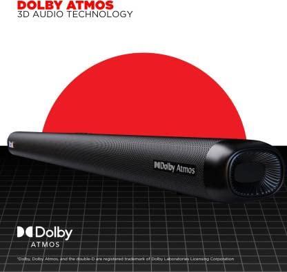 boAt Aavante Bar 4000DA | Powerful 200W Home Theatre Sound, 2.1.2 Channel, Dolby Atmos 3D Technology, Sleek & Minimal Design - Nalanda Enterprises