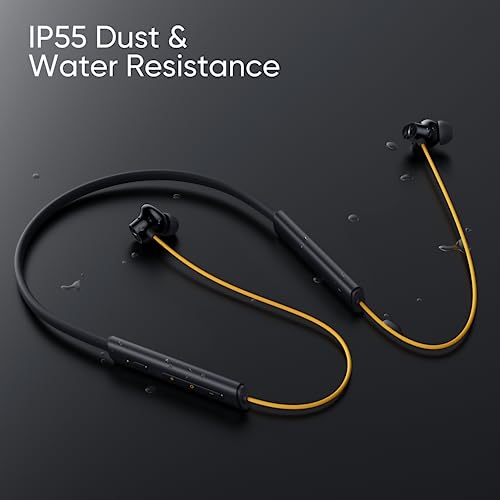 realme Buds Wireless 3 in Ear Bluetooth Headphones,30dB ANC, Spatial Audio,13.6mm Dynamic Bass Driver,Upto 40 Hours Playback, Fast Charging, 45ms Low Latency for Gaming,Dual Device Connection (Black)|B0C8VJ1GQQ