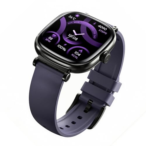 Boat Chrome Iris Fashion Smart Watch for Women - Elegant Ultra-Sleek Dial, Light-Weight Metal Body, 1.32" AMOLED Display, 1000 Nits, AOD, Female Wellness Tracking Watch for Woman (Velvet Wine)|B0G1MQNMW4