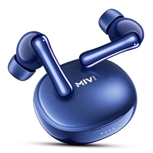 Mivi DuoPods i7 in Ear Ear Buds Wireless -The 3rd Dimension of Sound with 3D Soundstage, High Fidelity Drivers, Advanced Audio Codec for Lossless Audio Earbuds, Made in India|B0DJ2Y9BP7