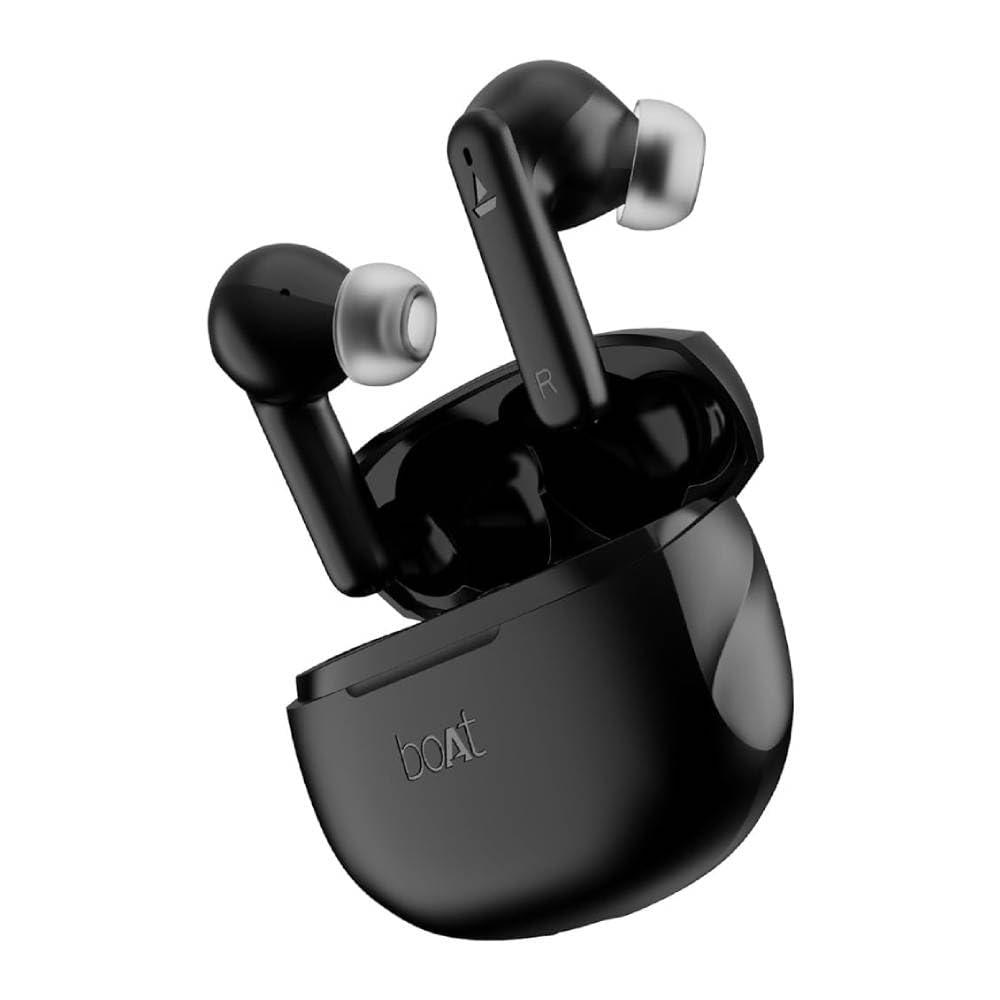 boAt Airdopes 170 TWS Earbuds with 50H Playtime, Quad Mics ENx™ Tech, Low Latency Mode, 13mm Drivers, ASAP™ Charge, IPX4, IWP™, Touch Controls & BT v5.3(Tranquil Blue) - Nalanda Enterprises