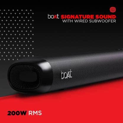 boAt Aavante Bar 4000DA | Powerful 200W Home Theatre Sound, 2.1.2 Channel, Dolby Atmos 3D Technology, Sleek & Minimal Design - Nalanda Enterprises