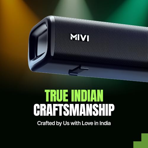Mivi Superbars Nova 780 Watts Dolby Audio Home Theatre Speaker [New Launch], 5.1 Channel with Big Woofer, 3 Built-in + 2 Satellite Speakers, Multiple EQ, Home Theatre 5.1, Made in India Sound Bar|B0F3HQSPDR