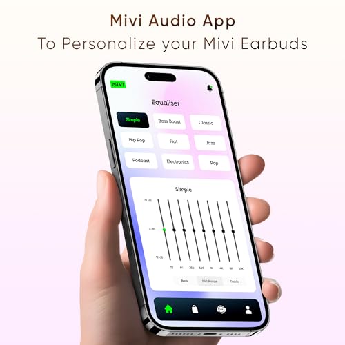 Mivi SuperPods Immersio[Flagship Launch] | Dolby Audio, 3D Soundstage, 60H Battery, AI-ENC Mic, BT 5.4 | Ear Buds Wireless with Deep Bass, Fast Charging, in-Ear Bluetooth Earbuds|B0DCFTKL92