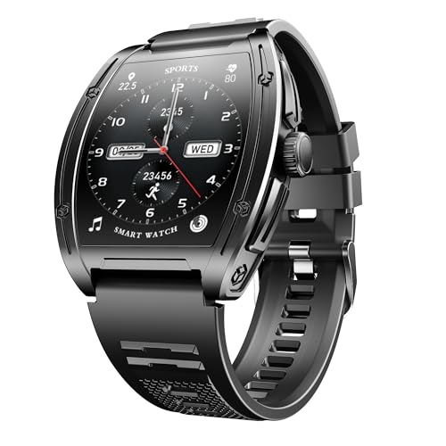 Boat Enigma Ascend Men's Luxury Smart Watch w/ 1.76”(4.47 cm) HD Display, Functional Crown, BT Calling, Upto 5 Days Battery, 100+Sports Modes, 200+Watch Faces, IP68, HR & SPO(Ocean Blue)|B0DFYJTL8X