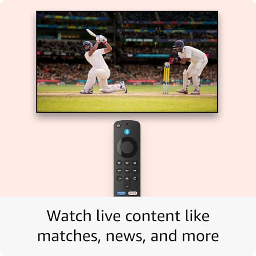 Amazon Fire TV Stick 4K, Alexa Voice Search, Cinematic 4K streaming with HDR10+, Wi-Fi 6, Dolby Vision/Atmos|B0CJLMSPXH