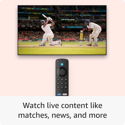Amazon Fire TV Stick 4K, Alexa Voice Search, Cinematic 4K streaming with HDR10+, Wi-Fi 6, Dolby Vision/Atmos|B0CJLMSPXH