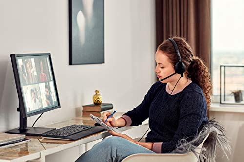 Sennheiser Pc 3.2 Chat-Lightweight Stereo Headset with Adjustable Noise-Cancelling Microphone-for Internet Telephony and E-Learners-Pc Connectivity- Great for Gaming, Work, & Study, Black-in Ear|B07VS3SK3K