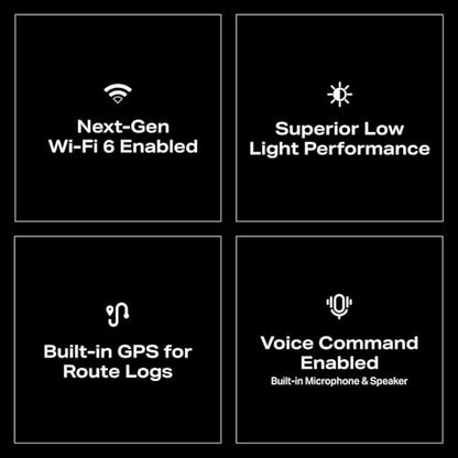 boAt 2026 Launch Hive Dashcam F1, 4K Ultra HD Front & Full HD Rear Recording, Sony STARVIS, ADAS Voice Commands, Dual Channel Recording, GPS Route Log, Wi-Fi, 150° Wide FOV, Smart Parking (Steel Blue)|B0GBWQC89L