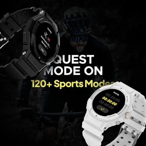 Fire-Boltt Newly Launched Quest Smartwatch 1.39" Full Touch GPS Tracking Smart Watch Bluetooth Calling, 100+ Sports Modes, 360 * 360 Pixel High Resolution, Health Suite & Rugged Outdoor Built - Nalanda Enterprises