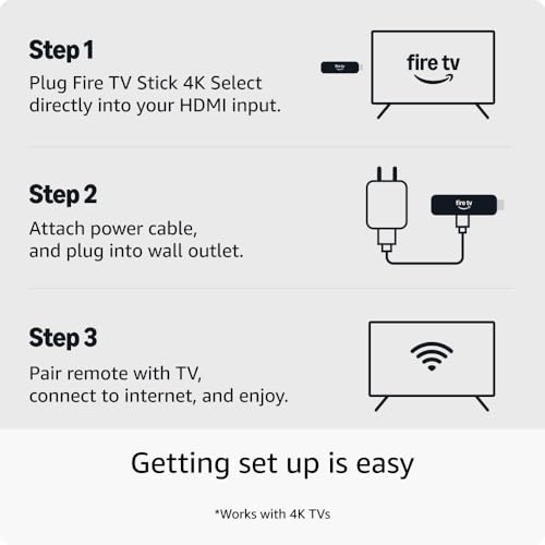 Amazon Fire TV Stick 4K Select (newest model), start streaming in 4K, Alexa voice search, stream lakhs of movies & episodes, free and live TV|B0CN3ZGJ6H