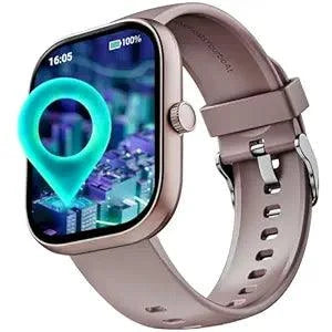 boAt Wave Sigma 3 w/Turn-by-Turn Navigation, 2.01" HD Display, Bluetooth Calling, Crest+ OS, QR Tray, Watch Face Studio, Coins, Emergency SOS Smart Watch for Men & Women(Rustic Rose) - Nalanda Enterprises
