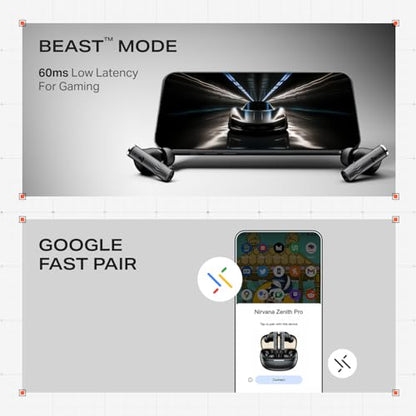 boAt Nirvana Zenith Pro(2025),50dB Hybrid Adaptive ANC,Spatial Audio, Hi-Res Audio LDAC,6Mics AI-ENx,80 Hrs Battery,Bluetooth,TWS Ear Buds Wireless Earphones with mic,NoiseCancellation(Platinum Gold)|B0DXPL5XHF