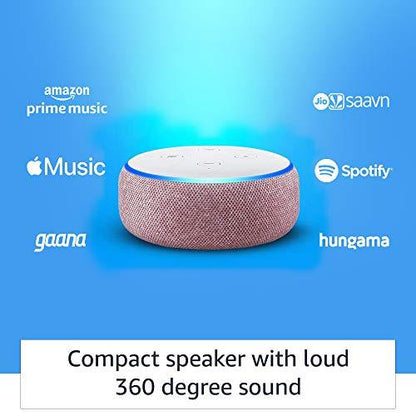 Amazon Echo Dot (3rd Gen) with Built-in Alexa Smart Wi-Fi Speaker (Controls Smart Devices) - Nalanda Enterprises