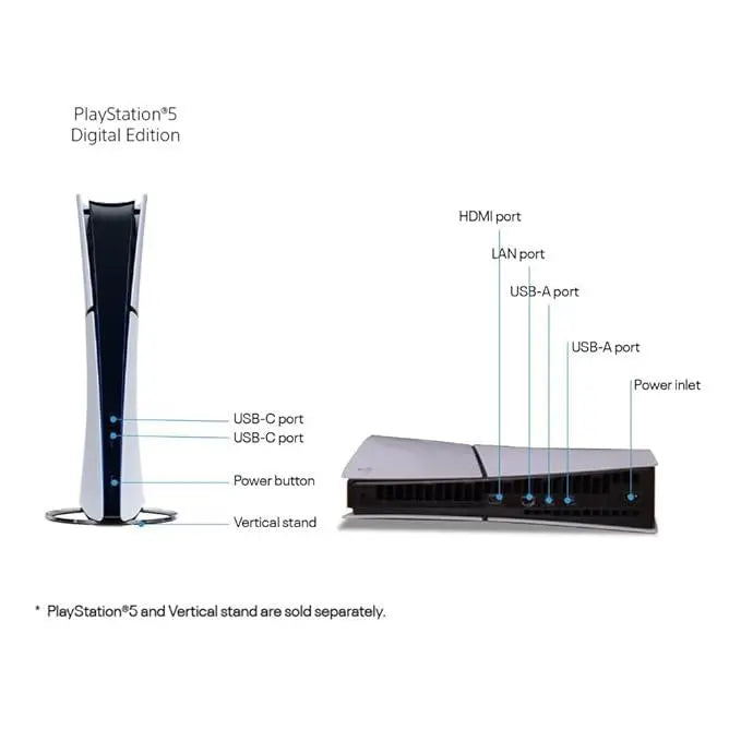 Sony PlayStation®5 Digital Edition (slim) - Nalanda Enterprises
