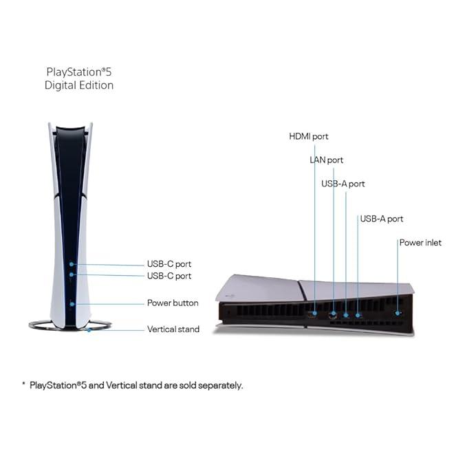 Sony PlayStation®5 Digital Edition (slim) - Nalanda Enterprises