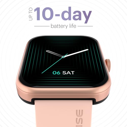 Noise Pulse 2 Max 1.85" Display, Bluetooth Calling Smart Watch, 10 Days Battery, 550 NITS Brightness, Smart DND, 100 Sports Modes, Smartwatch for Men and Women (Jet Black)|B0B6BLTGTT