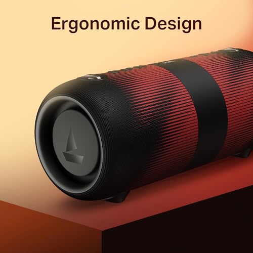Boat 2025 Launch Stone 1200 Pro, 60W Boat Signature Sound, 76.2mm Drivers, TWS,7.5H Battery, Built-in Mic, Carry Strap,IPX6, Bluetooth Speaker, Wireless Speaker, Portable Speaker (Twilight Black)|B0FLYDHYY4