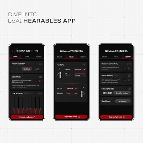 boAt Nirvana Zenith Pro(2025),50dB Hybrid Adaptive ANC,Spatial Audio, Hi-Res Audio LDAC,6Mics AI-ENx,80 Hrs Battery,Bluetooth,TWS Ear Buds Wireless Earphones with mic,NoiseCancellation(Platinum Gold)|B0DXPL5XHF