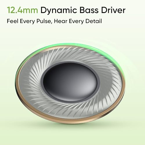 realme Buds T310 True Wireless in-Ear Earbuds with 46dB Hybrid ANC, 360° Spatial Audio, 12.4mm Dynamic Bass Driver, Upto 40Hrs Battery and Fast Charging (Vibrant Black)|B0DBGP48NW