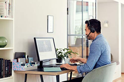 Sennheiser Pc 3.2 Chat-Lightweight Stereo Headset with Adjustable Noise-Cancelling Microphone-for Internet Telephony and E-Learners-Pc Connectivity- Great for Gaming, Work, & Study, Black-in Ear|B07VS3SK3K